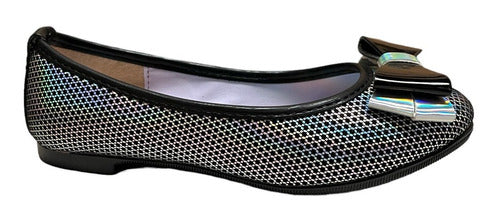 Zapato Vavito Niña Balerina Casual V97013neg