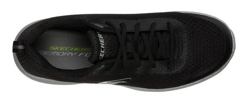 Tenis Skechers Hombre Memory Foam 52531blk