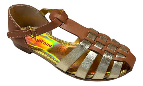 Sandalia Tropicana Niñas 97367oro