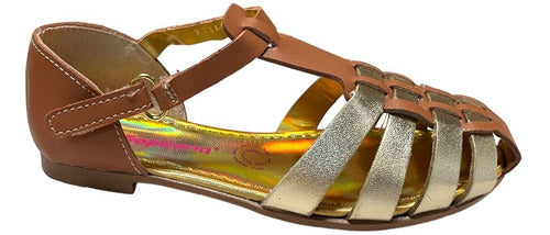 Sandalia Tropicana Niñas 97367oro