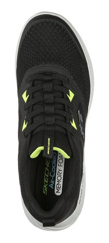 Tenis Skechers Hombre Memory Foam 232279blk