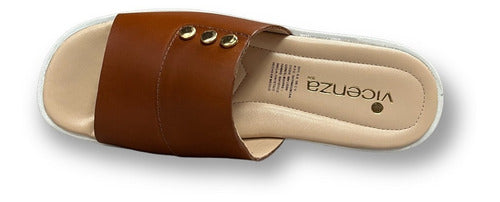 Sandalia Vicenza Mujer Casual Piel 12704