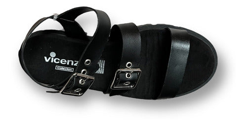 Sandalia Vicenza Mujer Casual Piel 12203