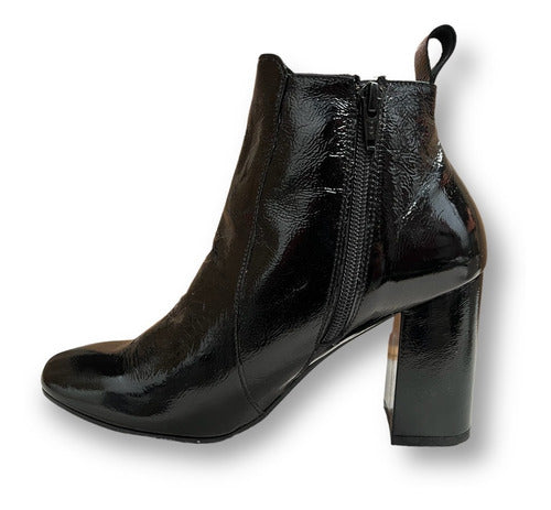 Botín Au Petit Jean Mujer Casual Piel Charol 5805ng