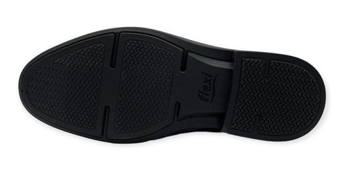 Zapato Flexi Hombre De Confort De Piel 91410neg