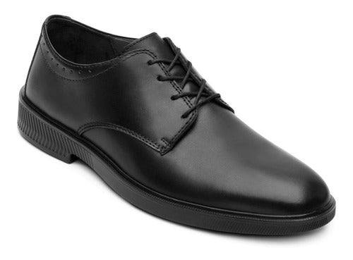 Zapato Flexi Hombre De Confort De Piel 412301neg
