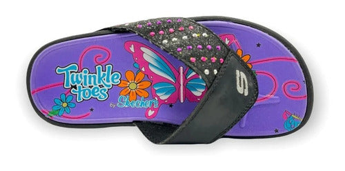 Sandalia Skechers Niña Twinkle Toes 86752bklv