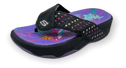 Sandalia Skechers Niña Twinkle Toes 86752bklv