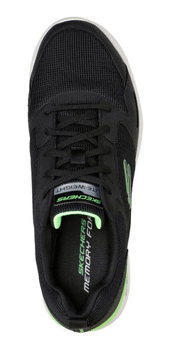 Tenis Skechers Hombre Skech-air Memory Foam 232292bklm