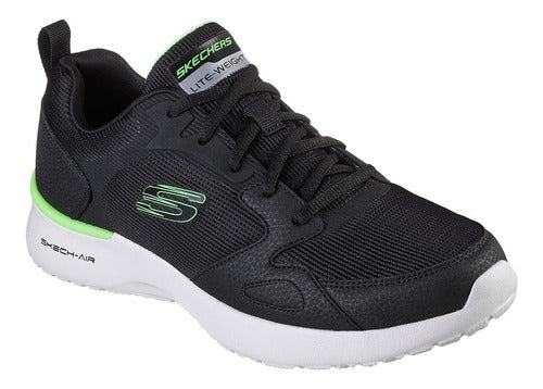 Tenis Skechers Hombre Skech-air Memory Foam 232292bklm