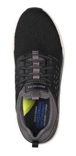 Tenis Skechers Hombre Memory Foam 210242xbkgy