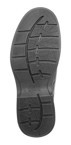Zapato Flexi Hombre De Confort De Piel 404801neg