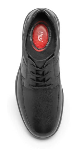 Zapato Flexi Hombre De Confort De Piel 404801neg