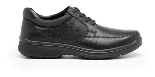 Zapato Flexi Hombre De Confort De Piel 404801neg