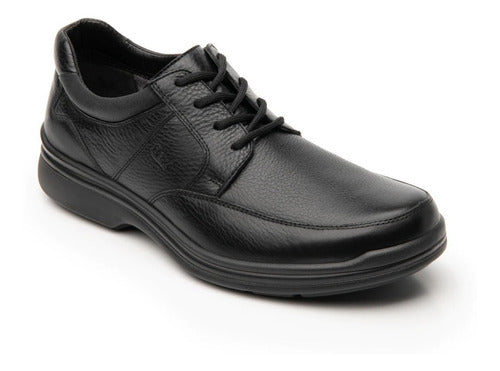 Zapato Flexi Hombre De Confort De Piel 404801neg