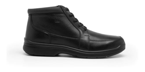 Botín Flexi Hombre De Confort Piel 404803neg