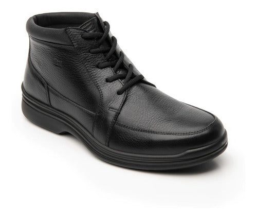 Botín Flexi Hombre De Confort Piel 404803neg