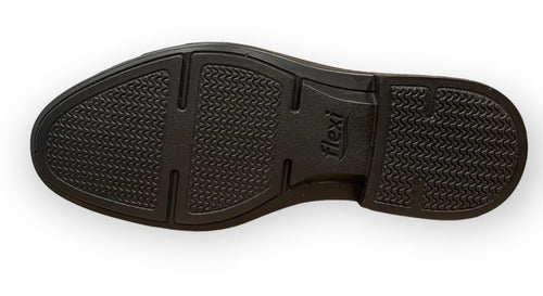 Zapato Flexi Hombre De Confort De Piel 91410tan