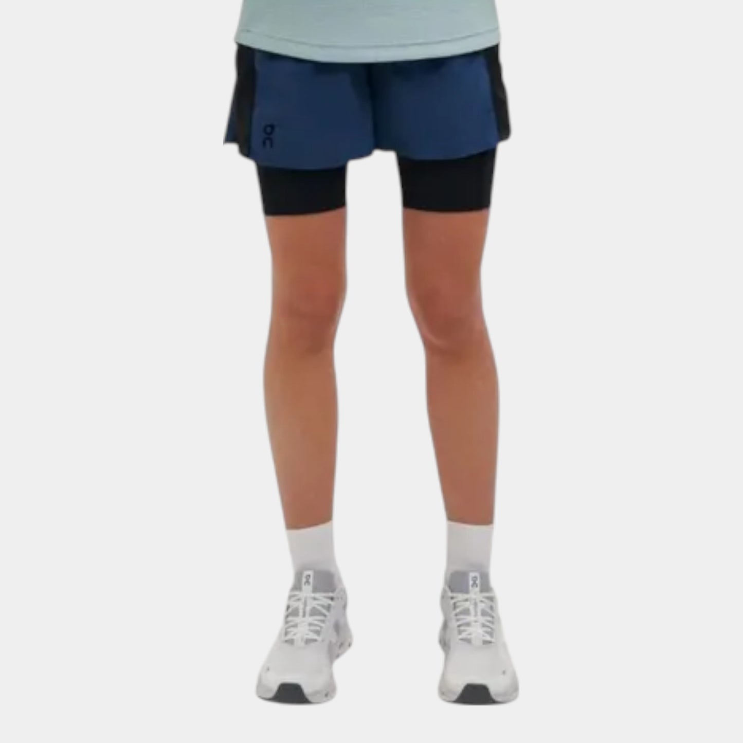 Shorts On Cloud Mujer Con Licra Interna 225.00683 Azul Marino