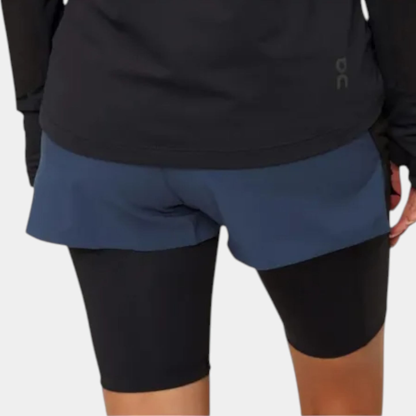 Shorts On Cloud Mujer Con Licra Interna 225.00683 Azul Marino