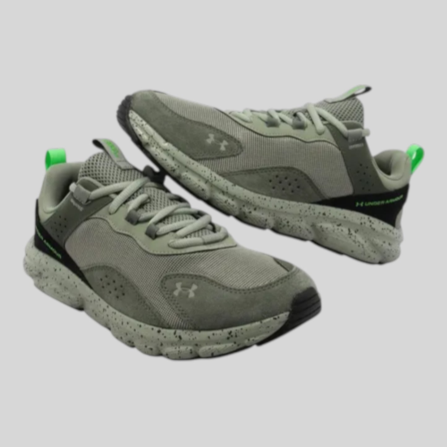 Tenis Under Armour Hombre Charged Verssert 3025750304 Verde Musgo
