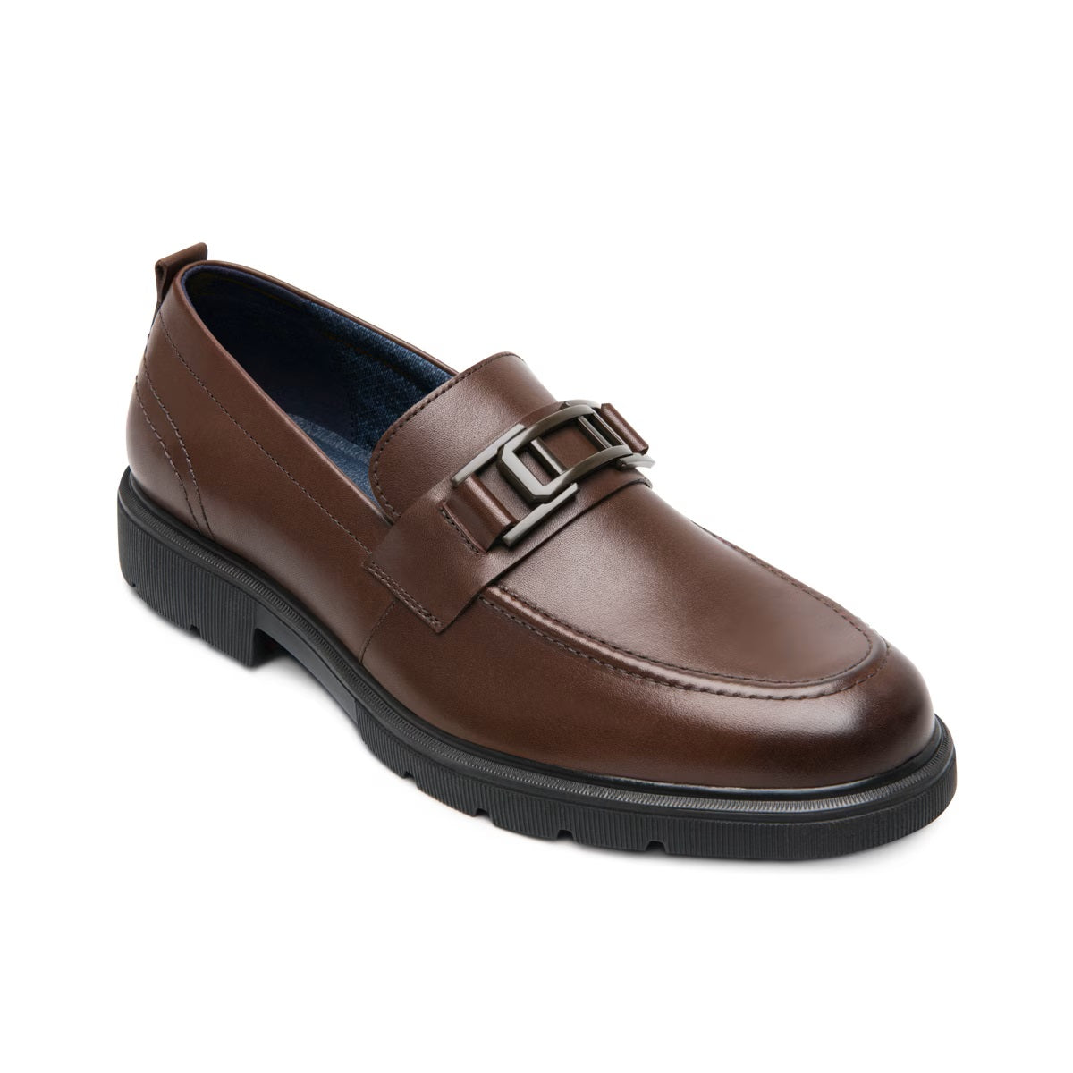 Zapato Flexi Hombre Mocasín Casual De Piel 417006Nog