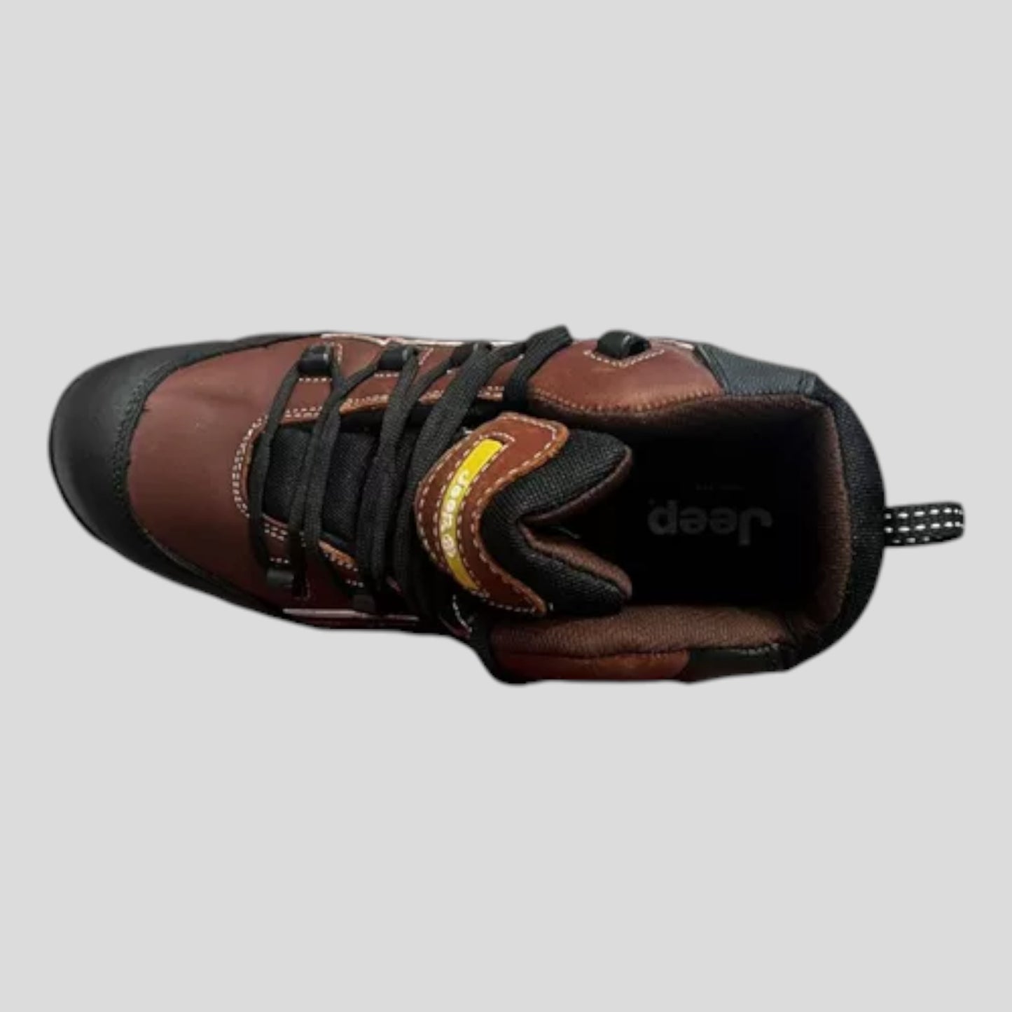 Bota Jeep Hombre Industrial Piel Con Casco, Dieléctrica 5101 Bronce