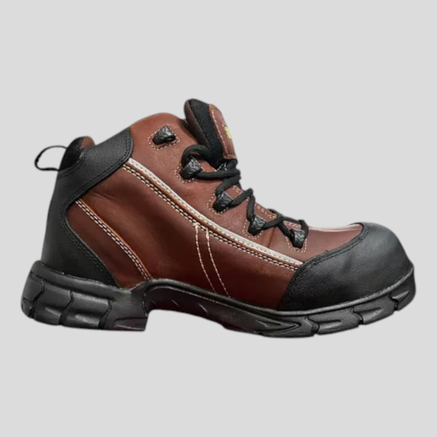 Bota Jeep Hombre Industrial Piel Con Casco, Dieléctrica 5101 Bronce