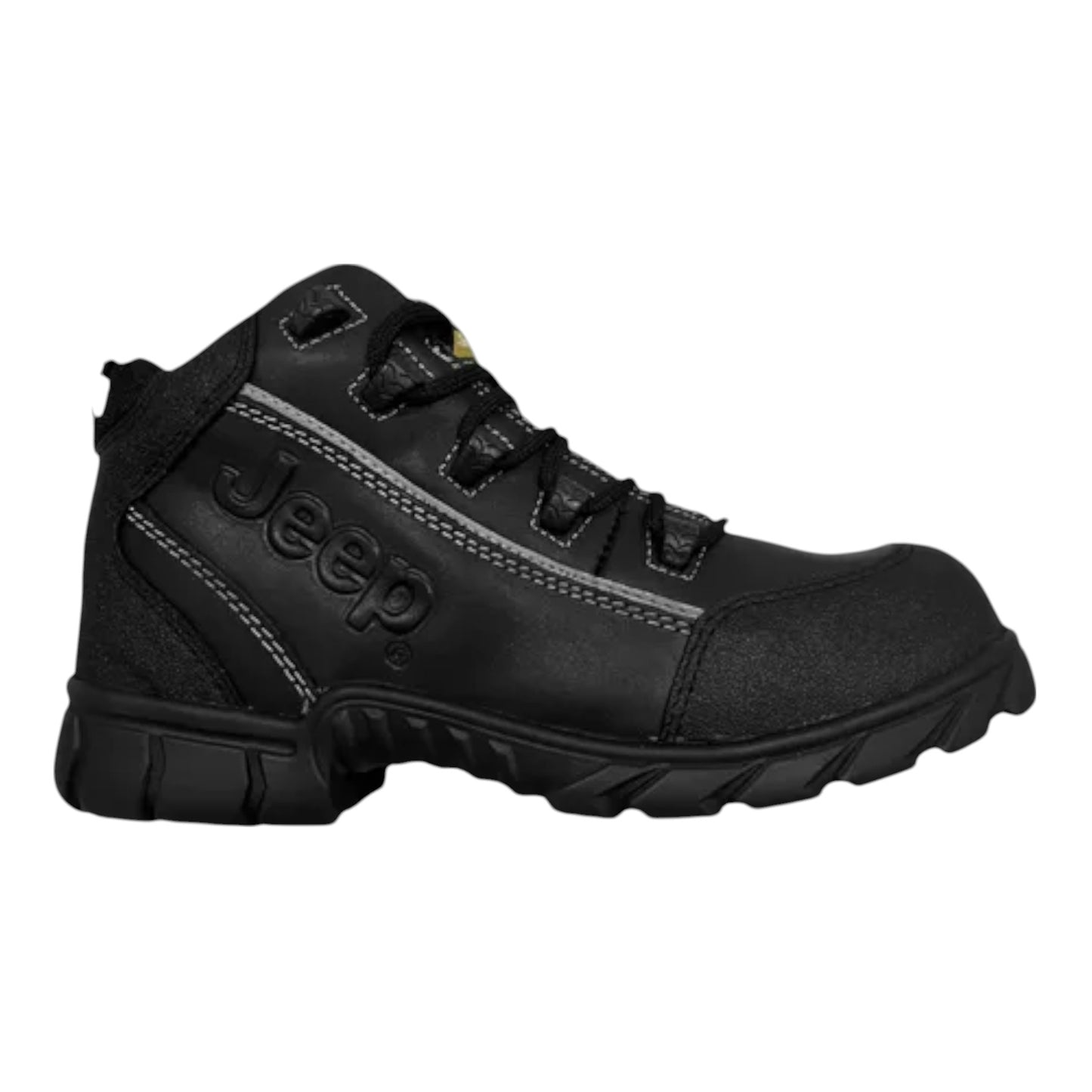 Bota Jeep Hombre Industrial Piel Casco Dieléctrica 5101neg
