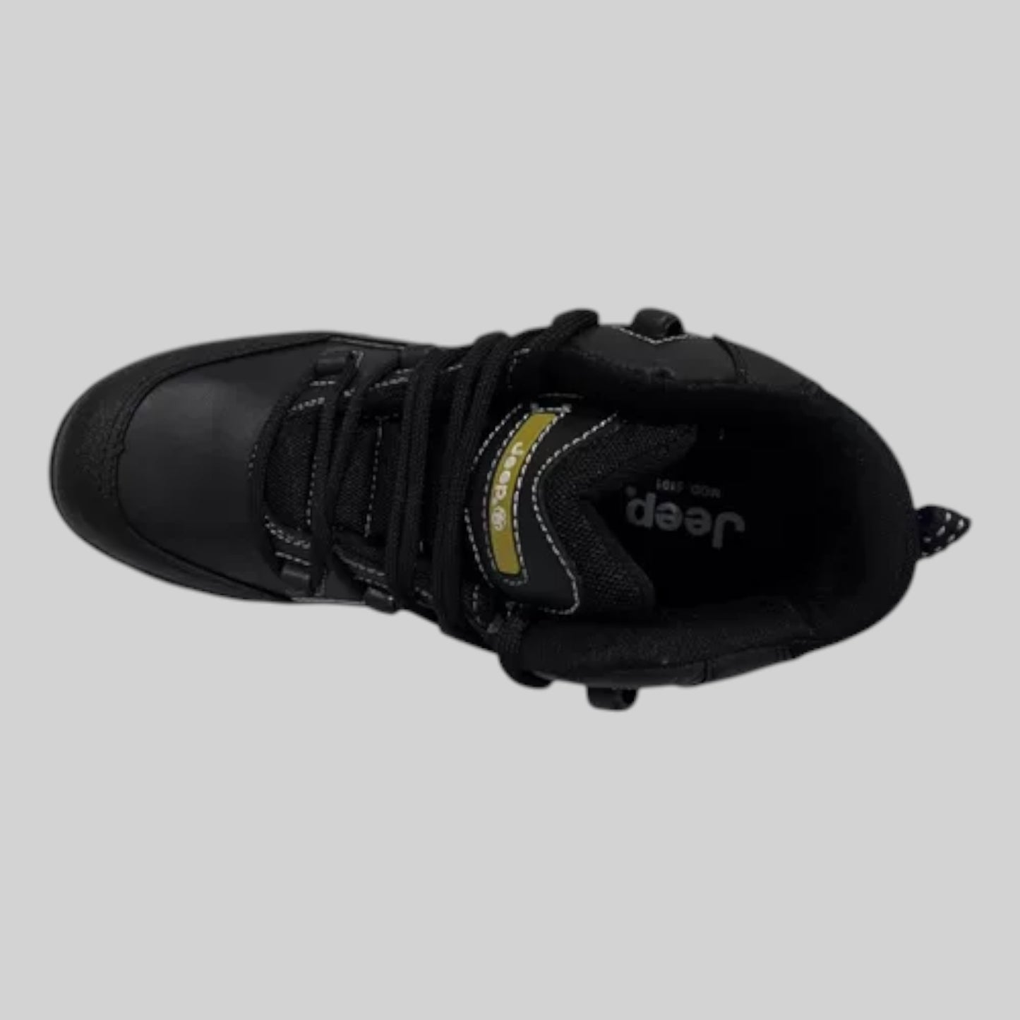 Bota Jeep Hombre Industrial Piel Casco Dieléctrica 5101neg