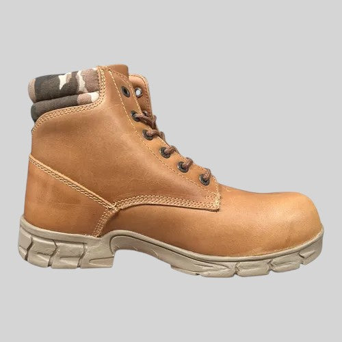 Botas Jeep Hombre Industrial Piel Con Casco 5124cmie Miel