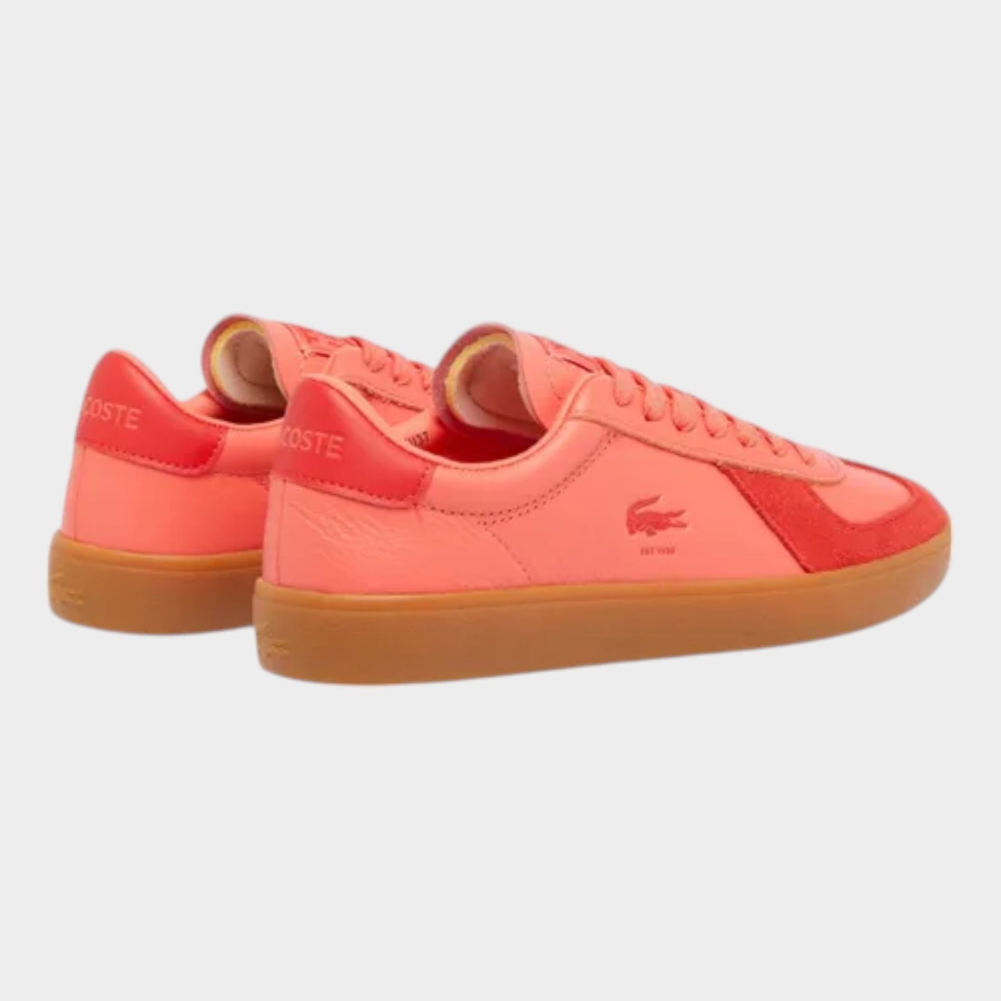 Tenis Lacoste Mujer Baseshot Pro Urban Piel 749sfa0030abx Rojo