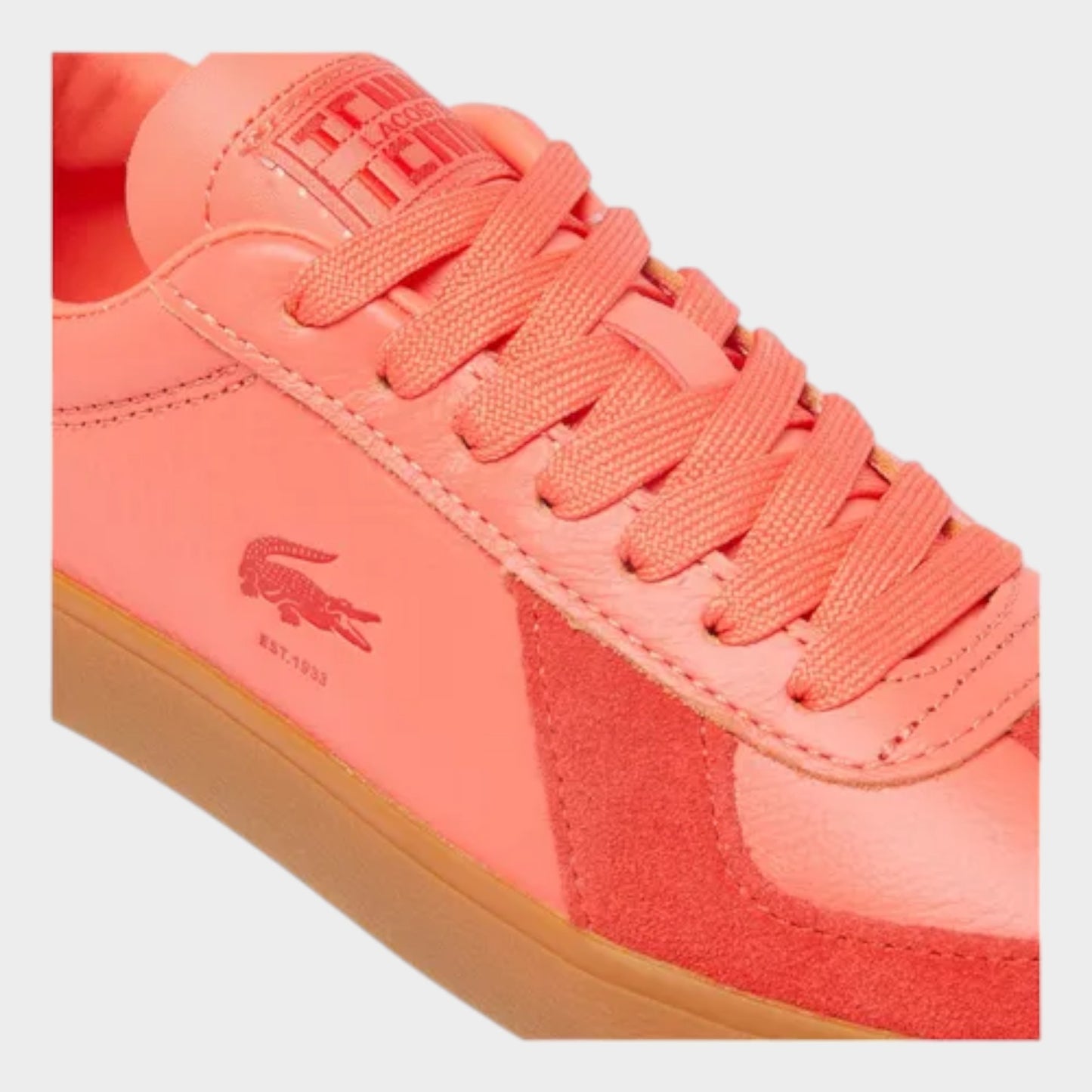 Tenis Lacoste Mujer Baseshot Pro Urban Piel 749sfa0030abx Rojo