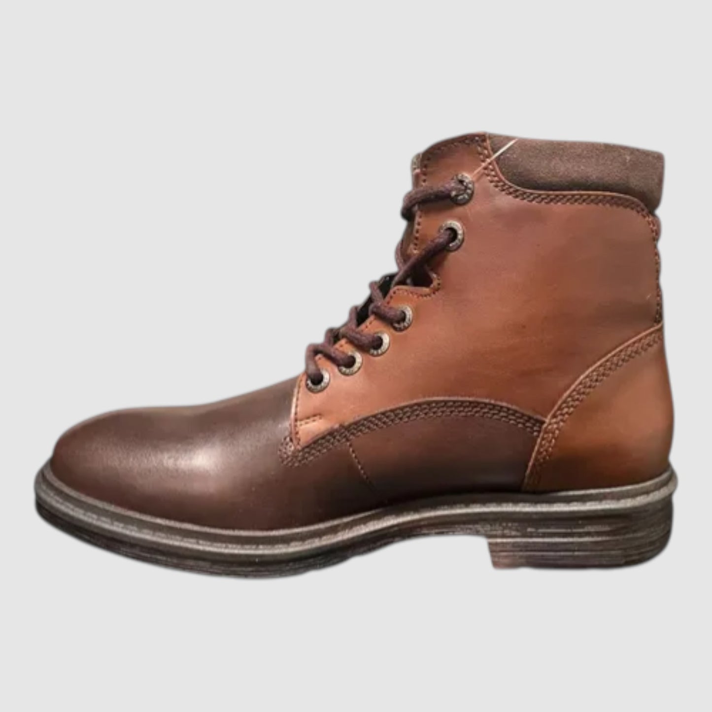 Botas Jeep Hombre Casual Piel 9802cbro Cafe/bronce