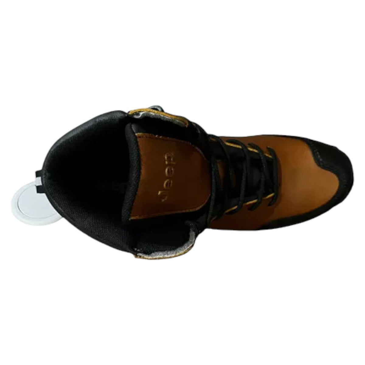 Bota Jeep Hombre Industrial Piel Con Casco De Acero 080