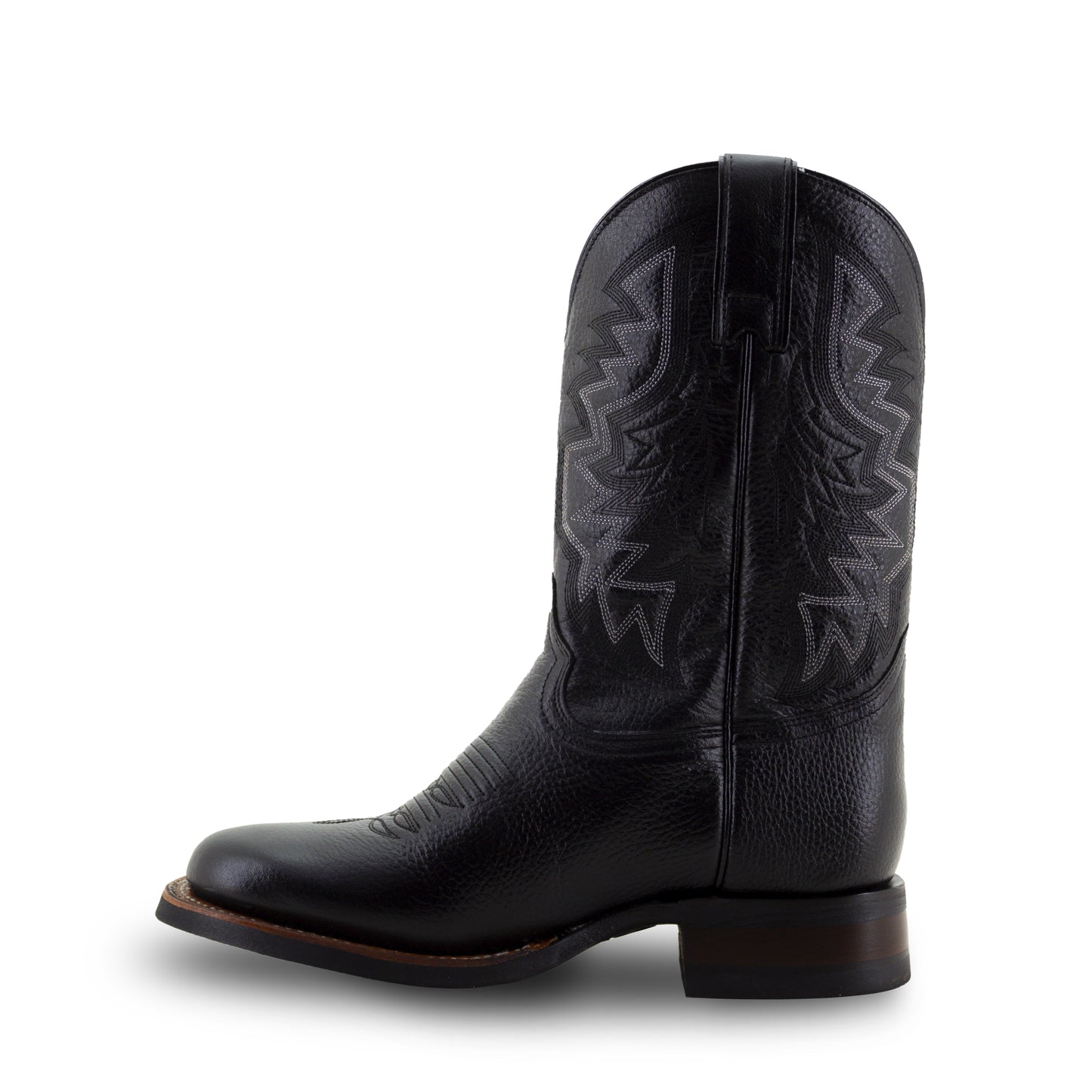 Botas Vaqueras Justin Hombre Texas Natural Jb5414 Negro Natural