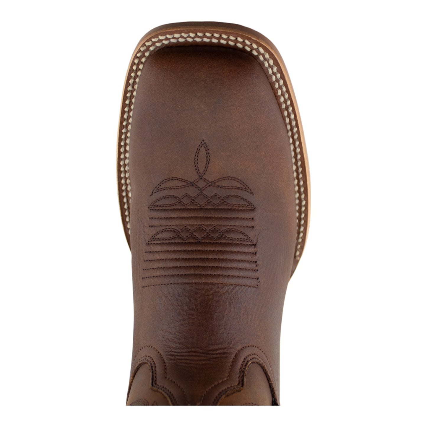 Botas Vaqueras Justin Hombre Premium Piel Jb5463 Café Lean Rust