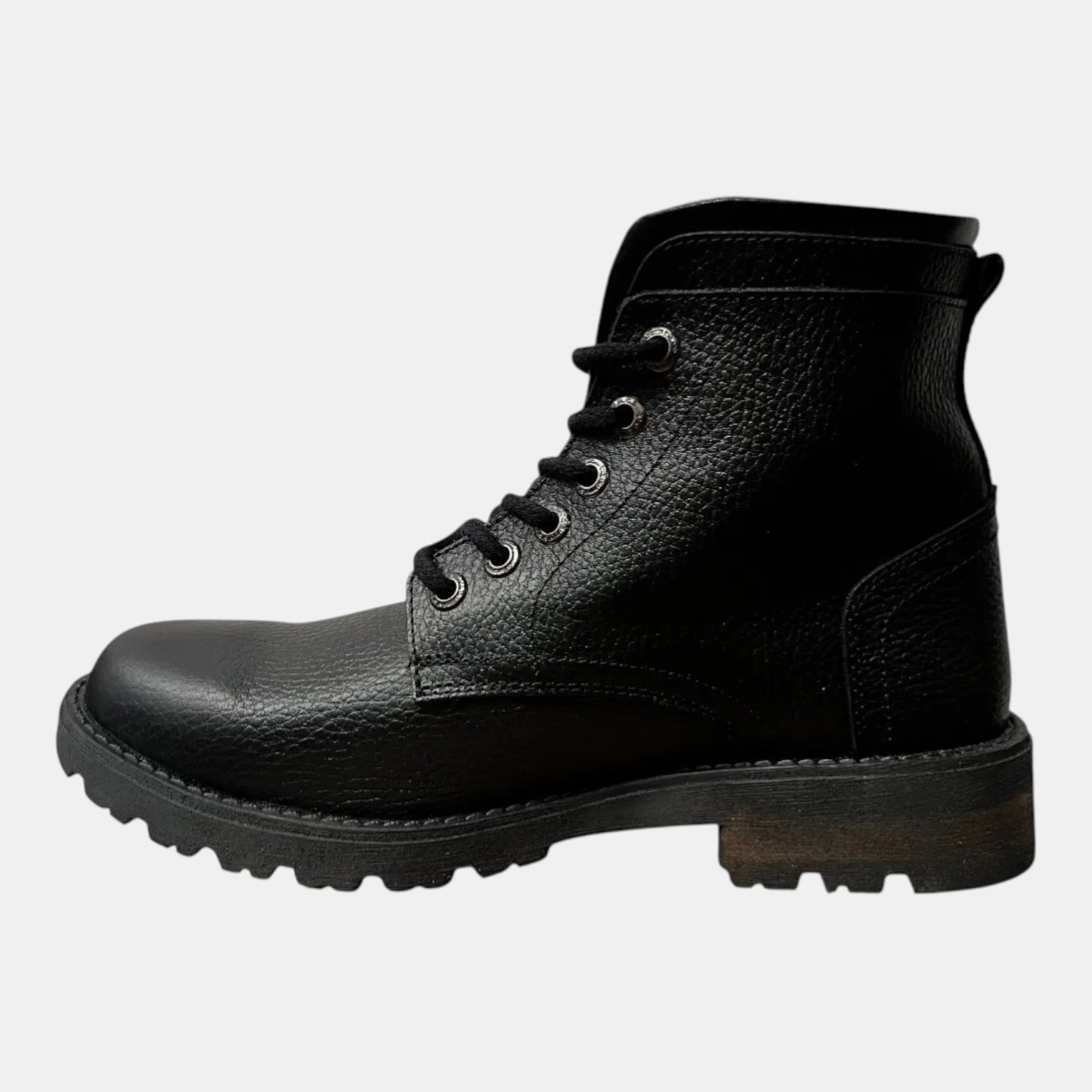 Botas Jeep Hombre Casuales De Piel 10153neg Negro