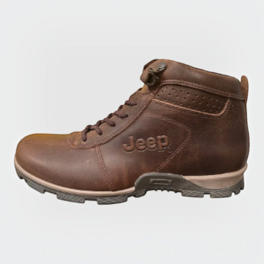 Botas Jeep Hombre Casual Piel 10427 Cafe