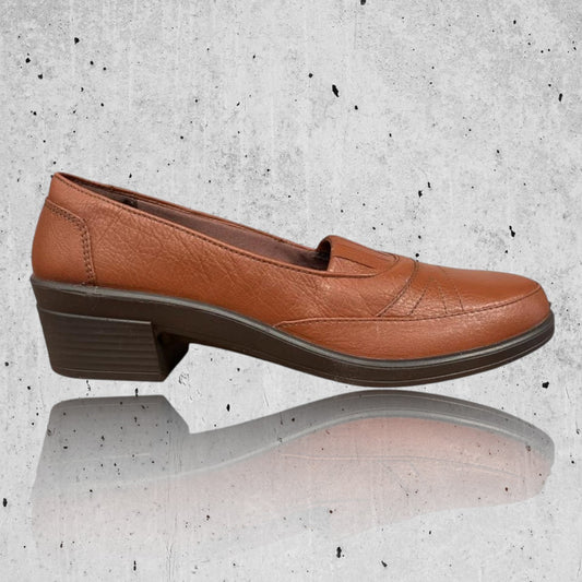 Zapato Flexi Mujer Confort Casual Piel 130001Tan