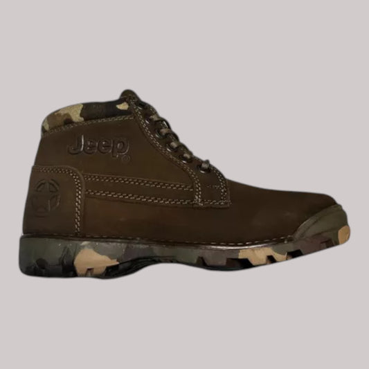 Bota Jeep Hombre Piel Nobuck Outdoor 1950n