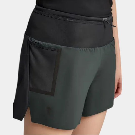 Shorts On Cloud Mujer Ultra Performance Outdoor 1wd10260583 Negro/gris