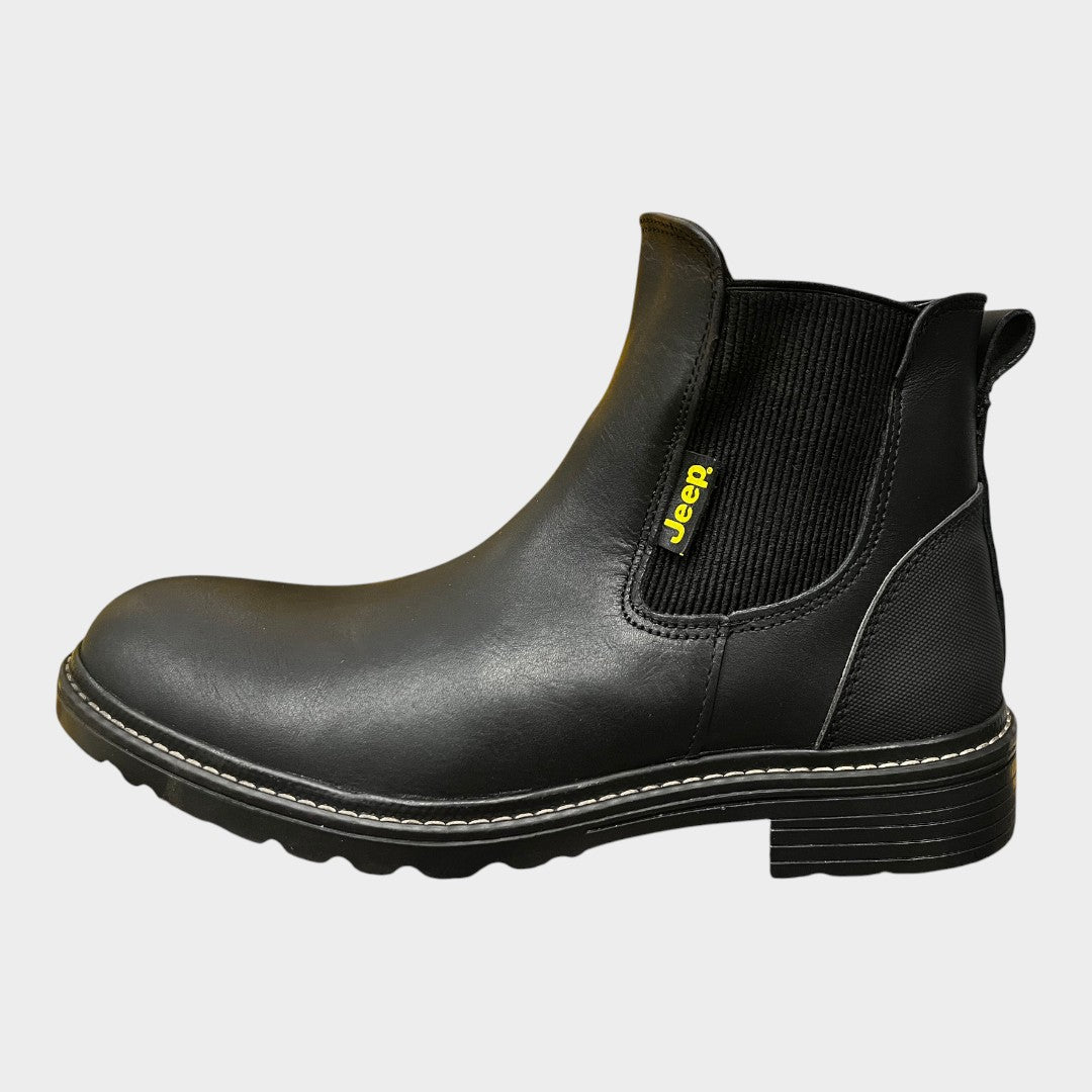Botas Jeep Hombre Casual De Piel 20101Neg