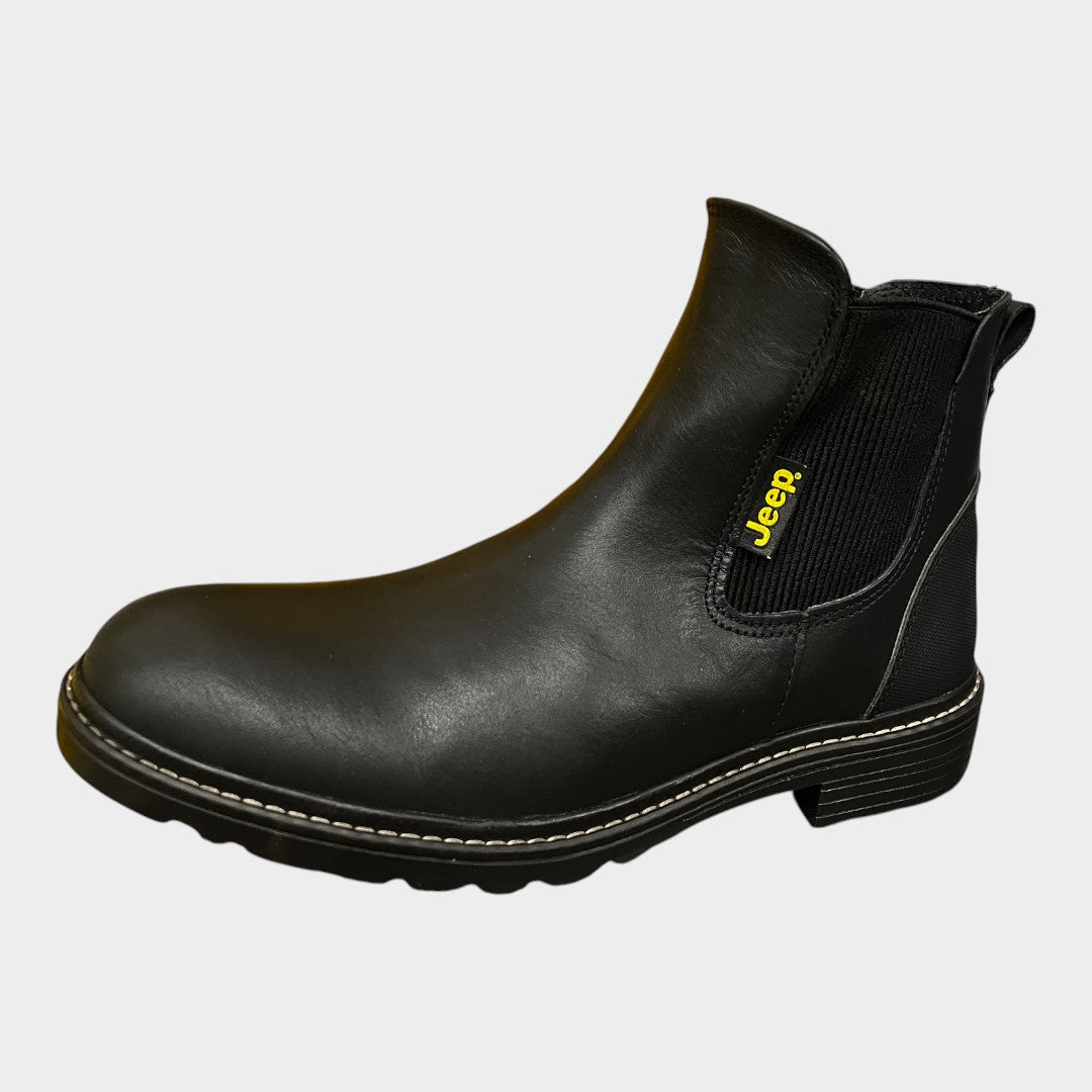 Botas Jeep Hombre Casual De Piel 20101Neg