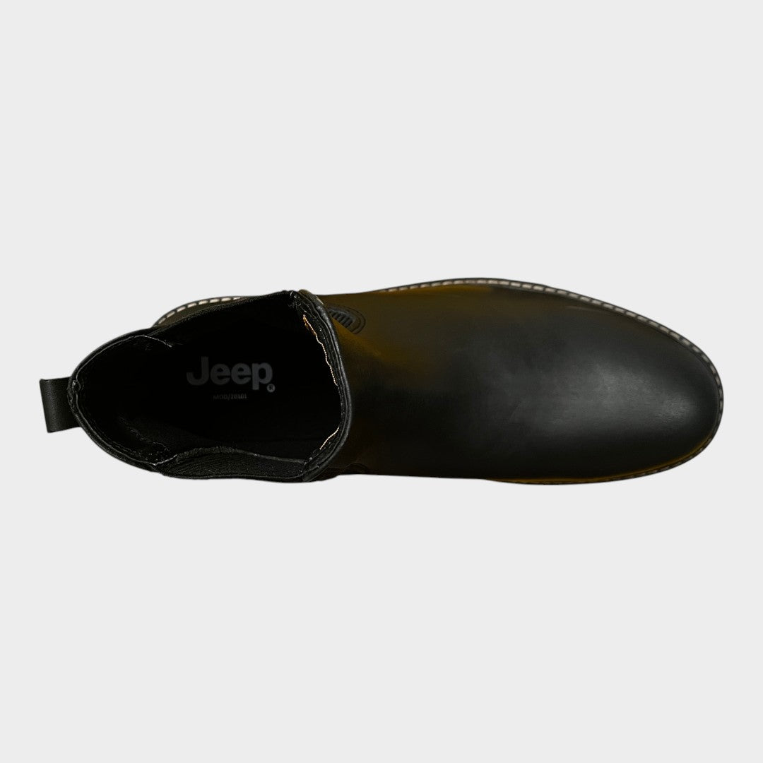 Botas Jeep Hombre Casual De Piel 20101Neg