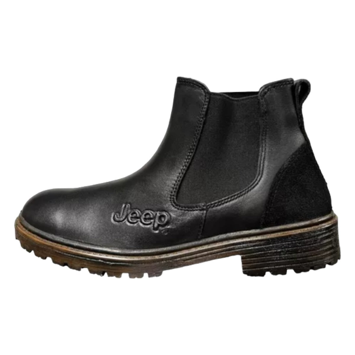 Botas Jeep Hombre Casual De Piel 20101Neg