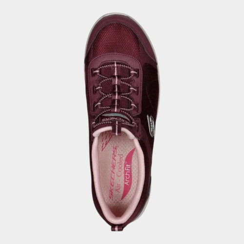 Tenis Skechers Mujer Arch Fit Refine 104391plum Vino