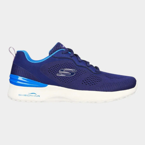 Tenis Skechers Mujer Skech-air Memory Foam 149753nvbl Azul