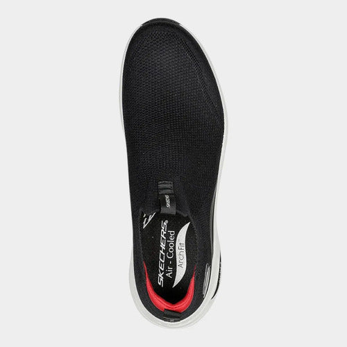 Tenis Skechers Hombre Arch Fit Knit 232404bkw Negro