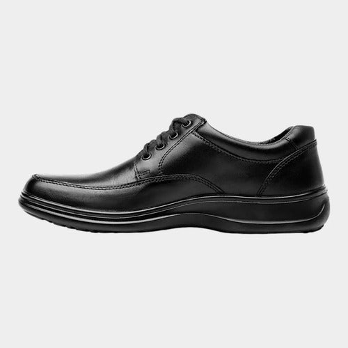 Zapatos Flexi Hombre Casual De Servicio Piel 63202neg Negro